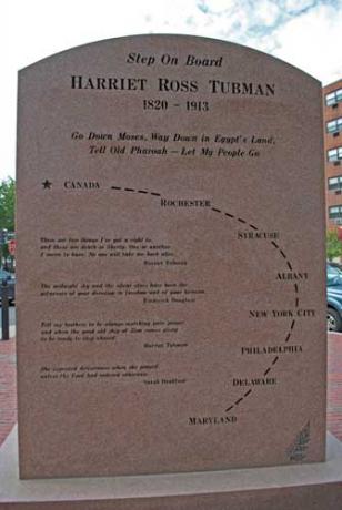 Inscription on the back of the memorial.